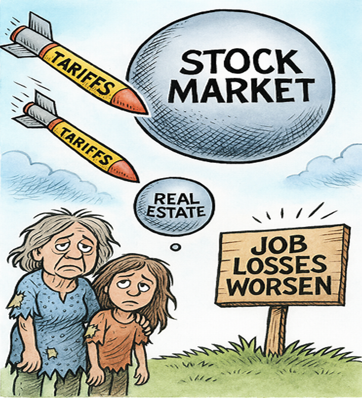 Tariffs – Will They Burst the Stock Market and Real Estate Bubbles?